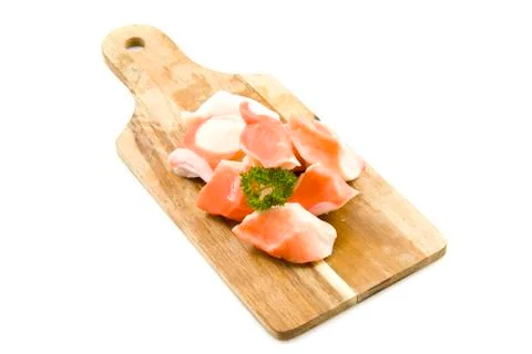 Surimi plate Stock Photos