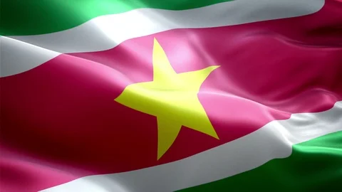 Surinam Flag Stock Footage 116401854