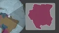 Suriname channeled. Administrative 4k or 4k+ Resolution