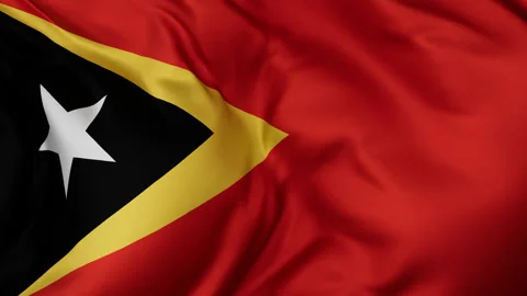 Suriname cloth flag background loop Stock Footage 310850733