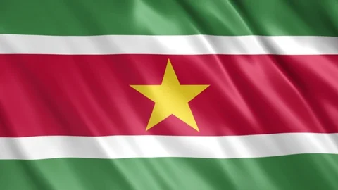 Suriname Flag Stock Footage 123894974
