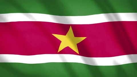 Suriname Flag Stock Footage 188168443