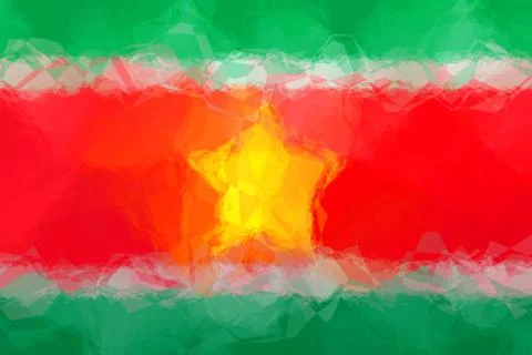Suriname flag Stock Illustration