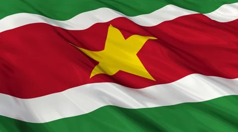 Suriname flag Seamless Vídeo Stock 49087887