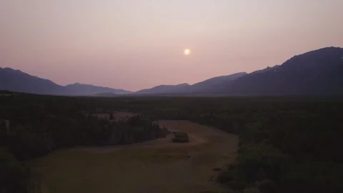 Surise in a Valley Stock Footage 282374228