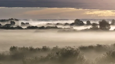 Surnrise fog Stock Footage 287103143