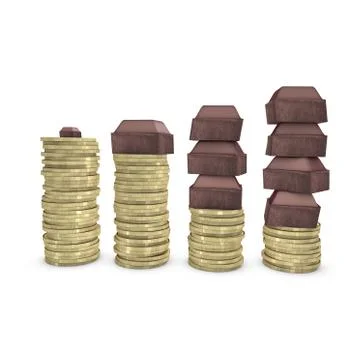 Surplus production of cocoa pushing down price of chocolate Stock Illustration