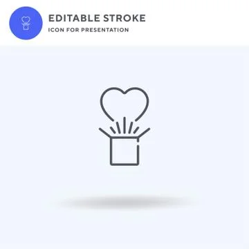 Surprise Box icon vector, filled flat sign, solid pictogram isolated on white Stock Illustration