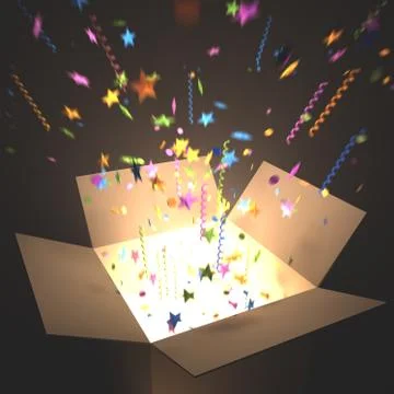 Surprise Box Stock Illustration