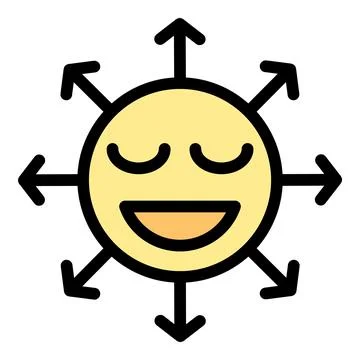 Surprise emoji icon vector flat Stock Illustration