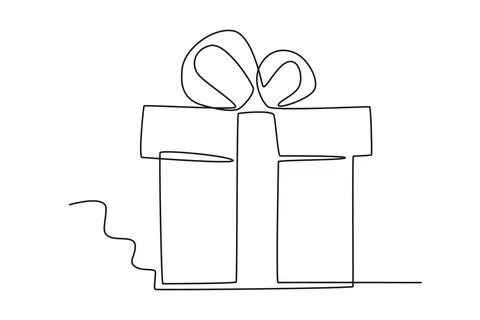A surprise gift box Stock Illustration