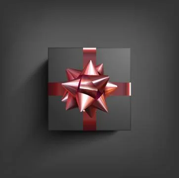 Surprise Gift Box. Present vector ribbon. Birthday celebration illustration with Stock-Illustration