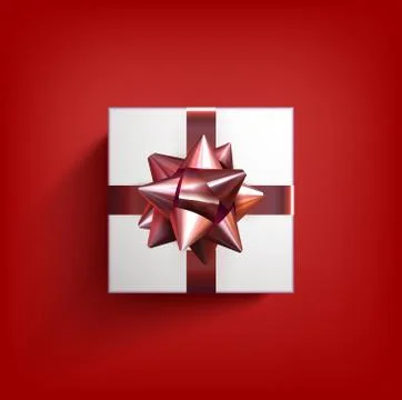 Surprise Gift Box. Present vector ribbon. Birthday celebration illustration with Stock-Illustration