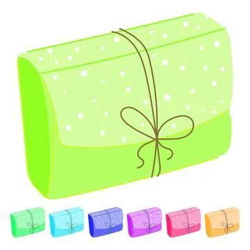 Surprise gift box vector cartoon graphic Stock Illustration