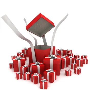 Surprise gift Stock Illustration