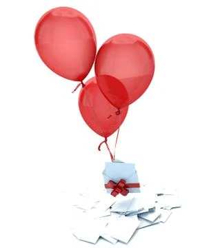 Surprise message Illustrazione stock