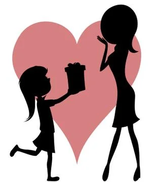 Surprise Mom! Stock Illustration