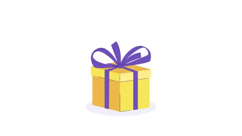 Surprise present box. Gift give away, prizes, bonus or rewards, holiday Stock Footage 166169188