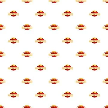Surprise word repeating pattern for celebration background Illustrazione stock