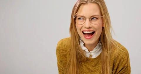 Surprised and happy Stock Footage 80501267