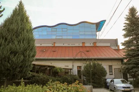 Surprised building Foto stock