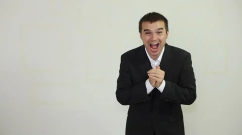 Surprised businessman 库存影片 24830746