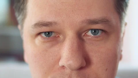 Surprised look of a young attractive man Stock Footage 106540816
