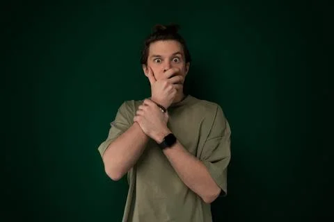 Surprised Man Looking Stock Photos