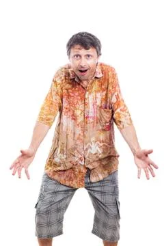 Surprised man Stock Photos