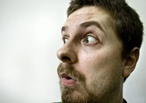 Surprised man Stock Photos