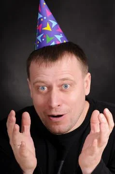 Surprised man Stock Photos