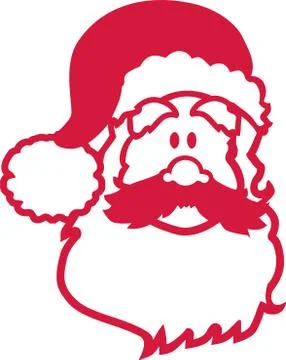 Surprised santa claus Stock Illustration
