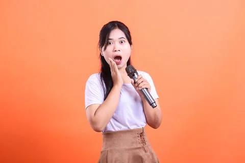 Surprised Singer Stock Photos