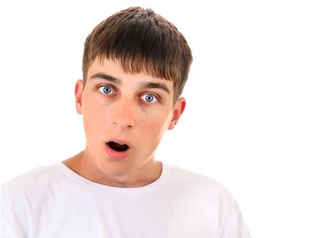 Surprised Young Man Stock Photos