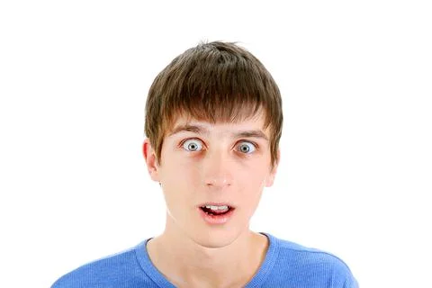 Surprised Young Man Stock-Fotos