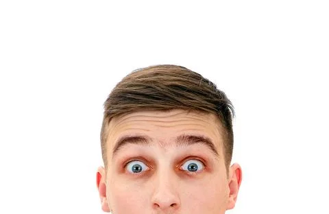 Surprised Young Man Foto stock