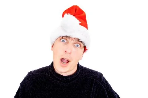 Surprised Young Man Foto stock