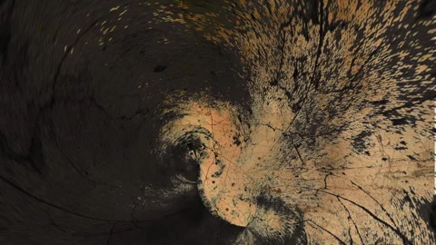 Surreal animated implosion of dark fluid on grungy texture background 스톡 동영상 312719153