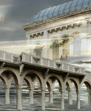 Surreal architecture Stock Photos
