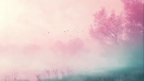 Surreal Background of Waves Stock Footage 308241237