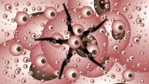 Surreal Blunderbust Loop Stock Footage 79814404