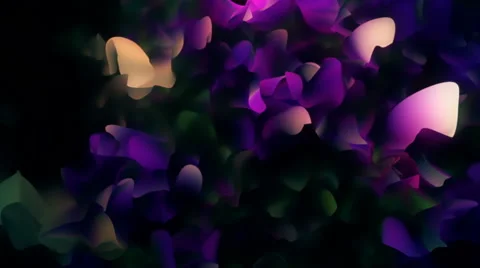 Surreal exotic multicolored flowing liquid VJ loop Stock Footage 64935029