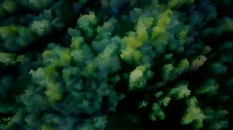 Surreal exotic multicolored flowing liquid VJ loop Stock Footage 64935092