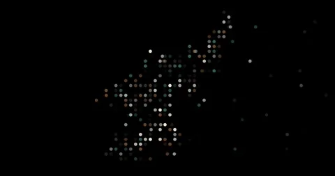 Surreal Flying Dots Build Generative Pos... | Stock Video | Pond5