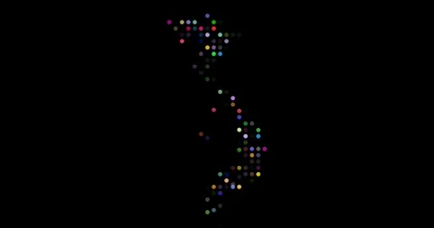 Surreal Flying Dots Build Generative Pos... | Stock Video | Pond5