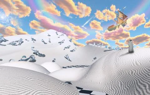 The Surreal Game Stock Illustration