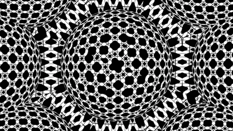 Surreal hypnotic seamless looping motion background Stock Footage 147457780