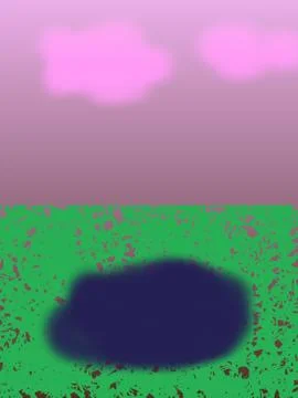 Surreal landscape 库存插图