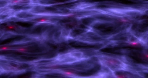 Surreal Landscape Loop Abstract Purple Fog Motion Stock Footage 316605892