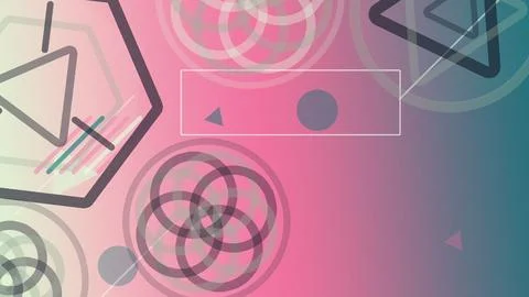 A surreal neon pink digital interface fills the frame with floating UI icon.. Stock Illustration